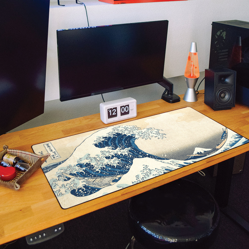 The Great Wave off Kanagawa Mo - Pc Gaming Custom ulasan dan harga