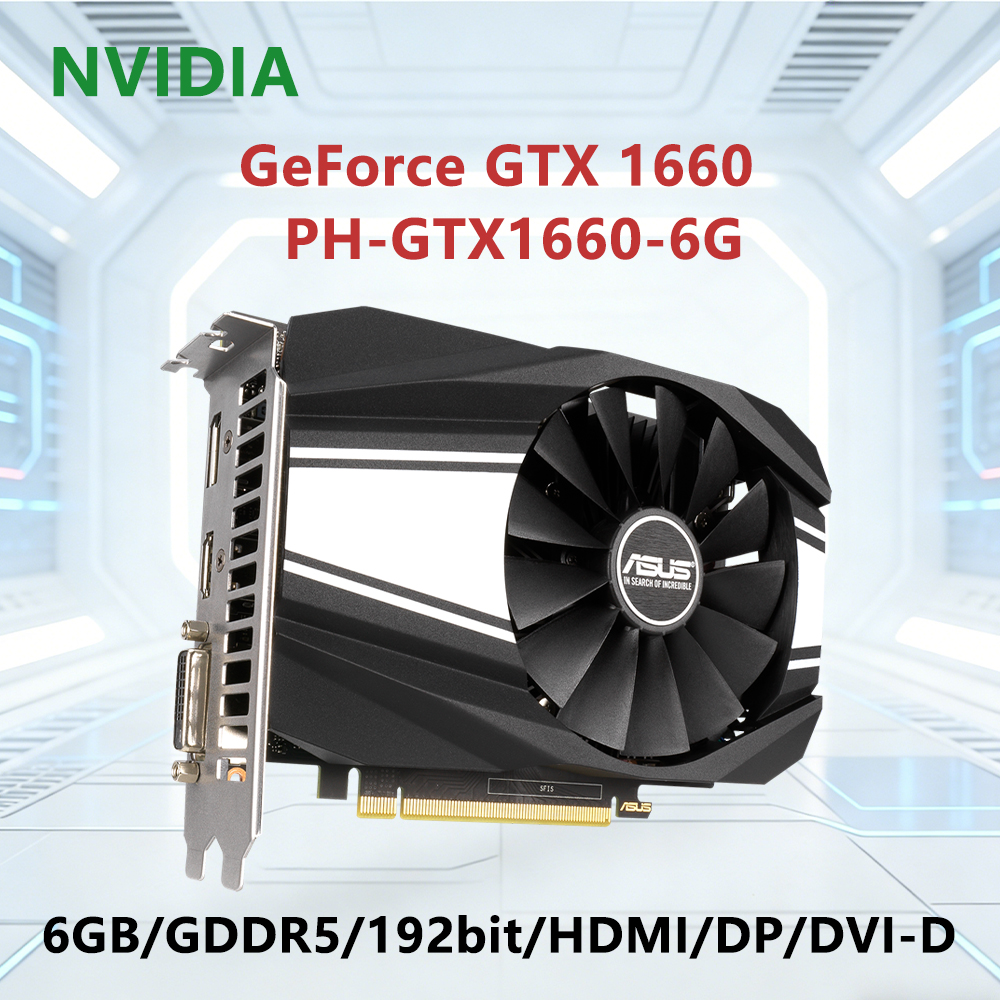 ASUS NVIDIA GTX 1660 PH GTX166 - Pc Gaming Gtx 1660 ulasan dan harga