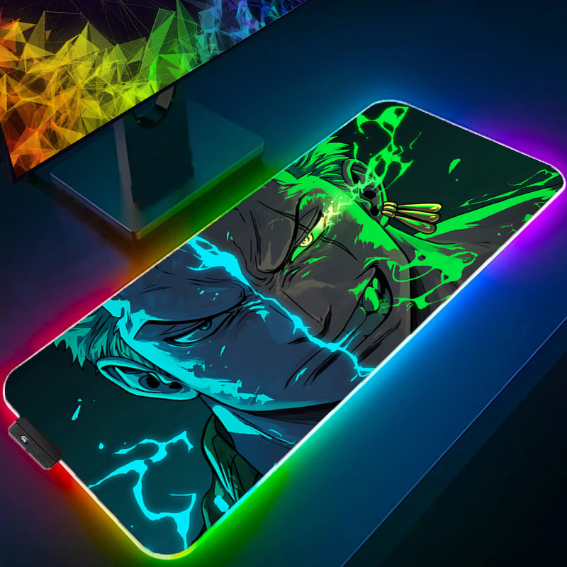 ONE PIECE Zoro Mouse Pad RGB G - Pc Gaming Setup ulasan dan harga