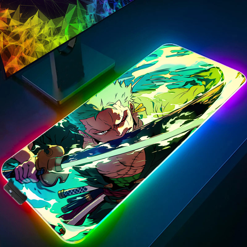 ONE PIECE Zoro Mouse Pad RGB G - Pc Gaming Setup ulasan dan harga