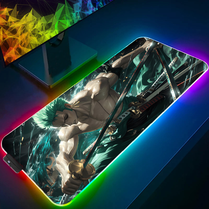 ONE PIECE Zoro Mouse Pad RGB G - Pc Gaming Setup ulasan dan harga
