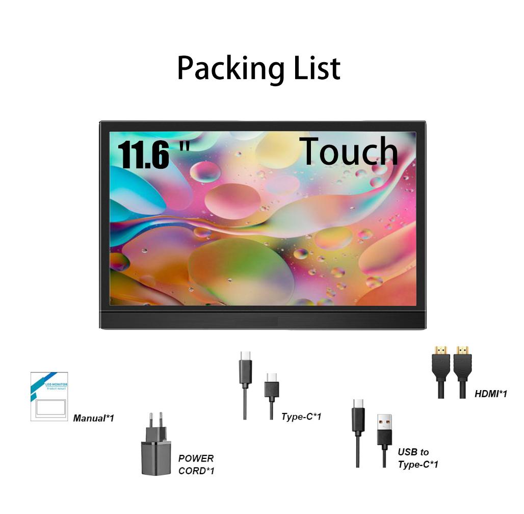 11.6-inch portable monitor sup - Pc Gaming On Mobile ulasan dan harga