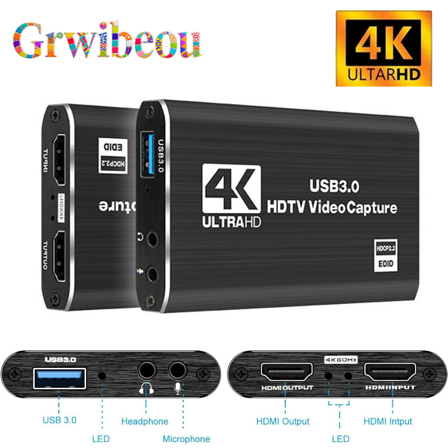 4K USB 3.0 Video Capture Card  - Capture Card Hdmi ulasan dan harga