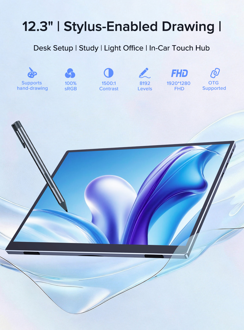 UPERFECT Touch Portable Monito - Pc Gaming Y Monitor ulasan dan harga