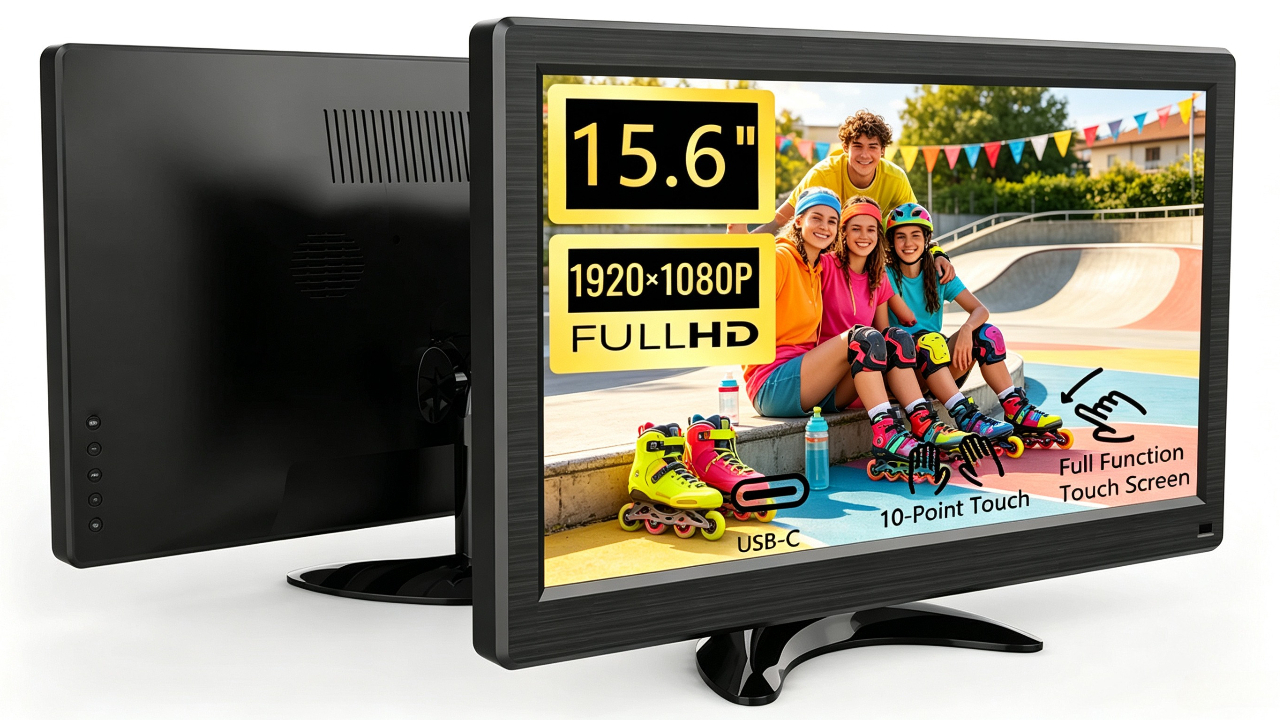 15.6-inch Portable Monitor Lap - Pc Gaming On Mobile ulasan dan harga