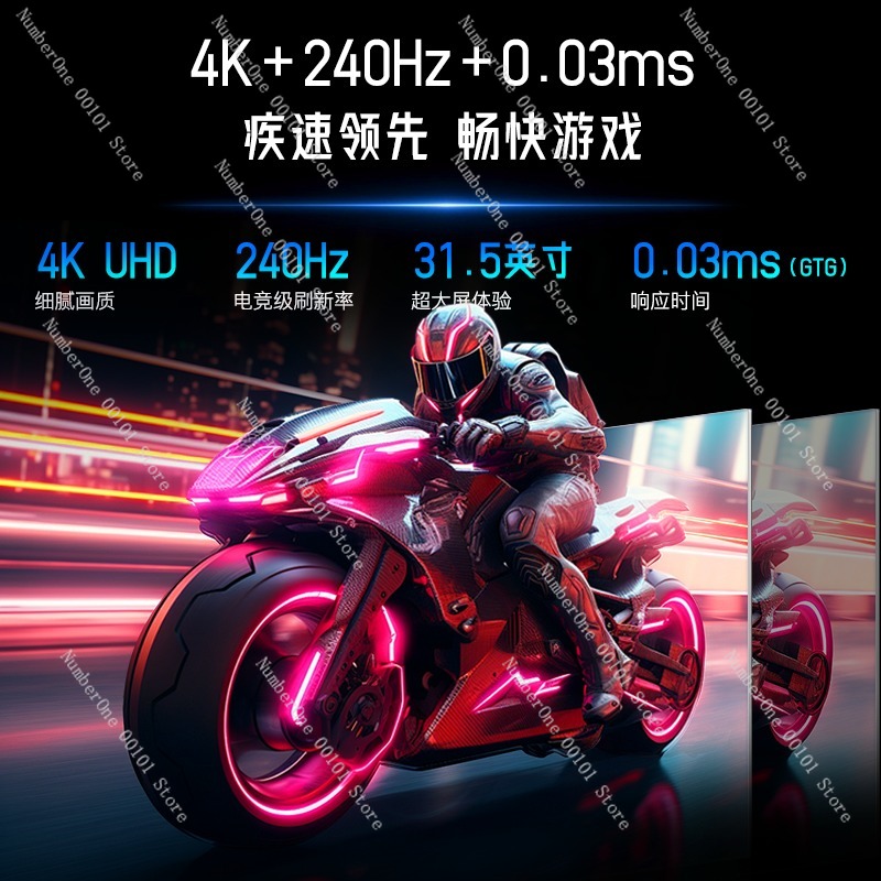 4K QD-OLED Gaming Monitor Larg - High Refresh Monitor ulasan dan harga