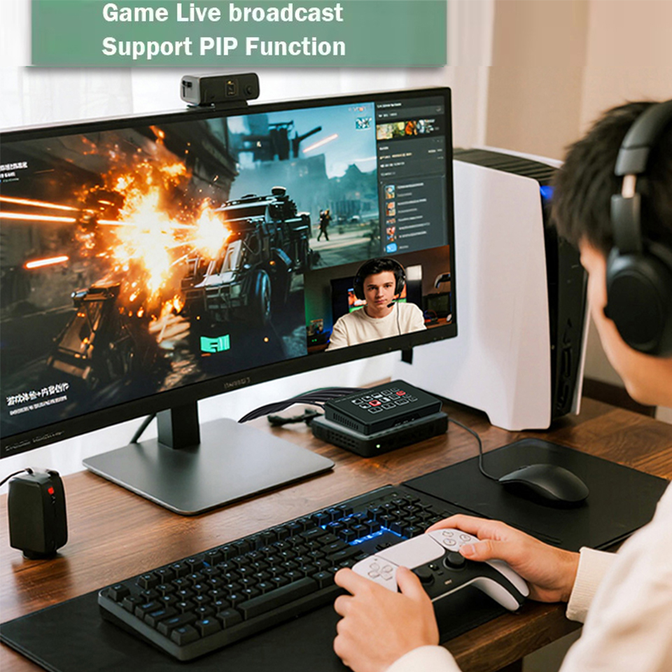 2-Way HDMI Live Streaming Vide - Capture Card Hdmi ulasan dan harga