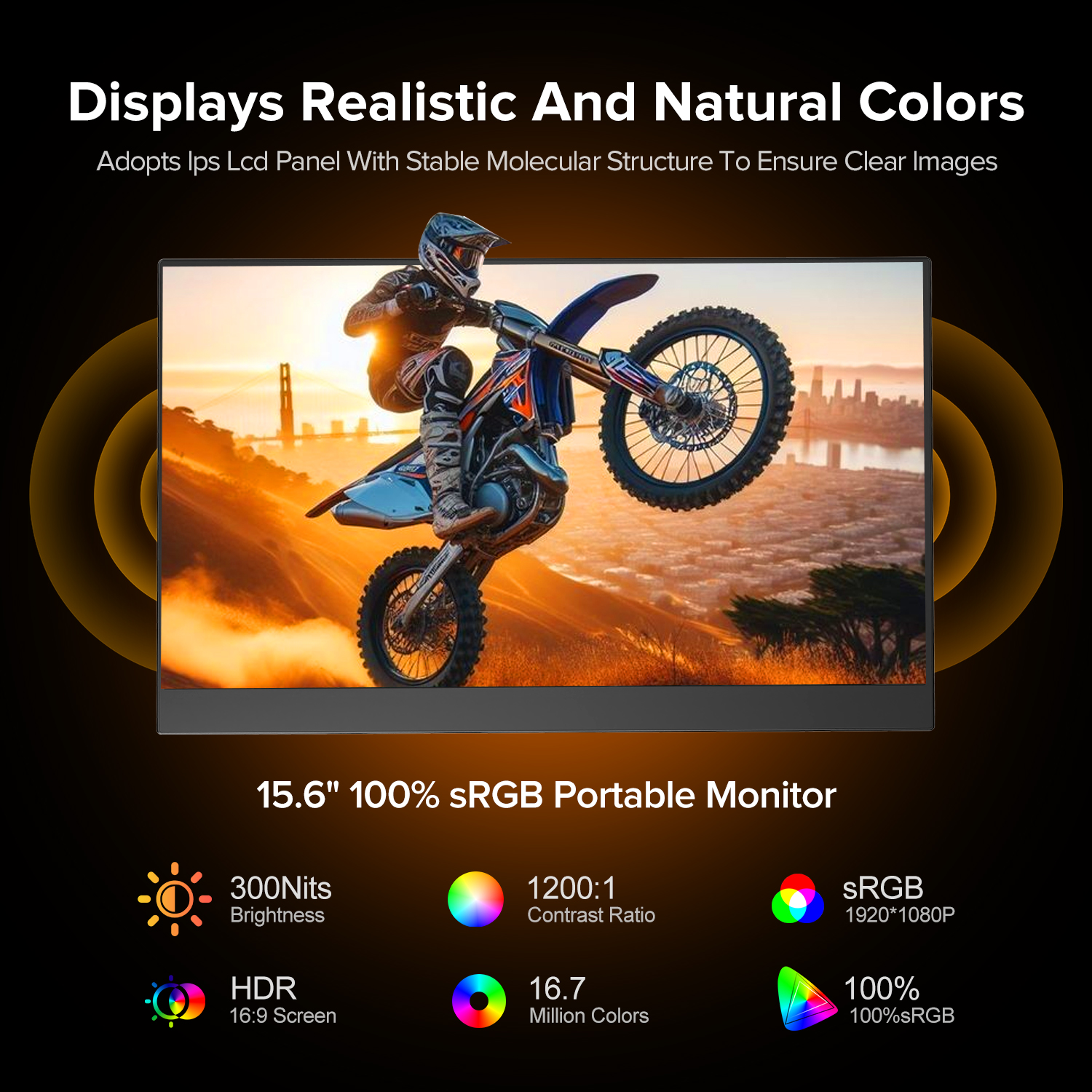 UPERFECT 15.6'' 60Hz 1920*1080 - Pc Gaming Y Monitor ulasan dan harga