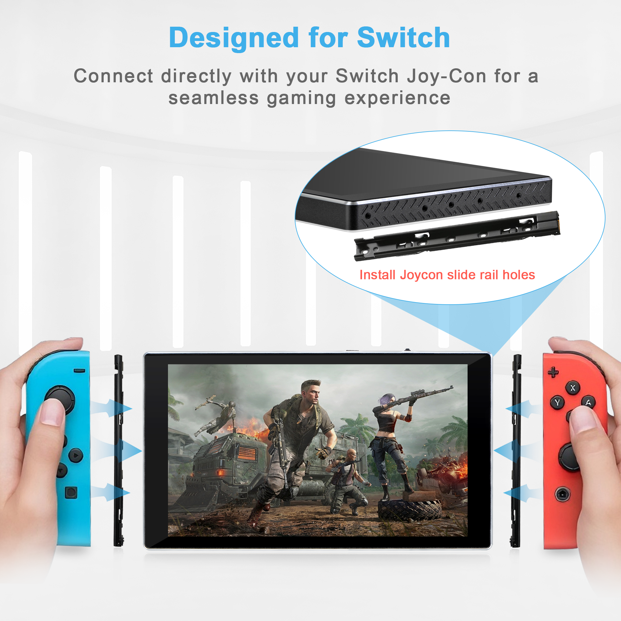 Wisecoco 7 Inch Portable Touch - Pc Gaming Y Monitor ulasan dan harga