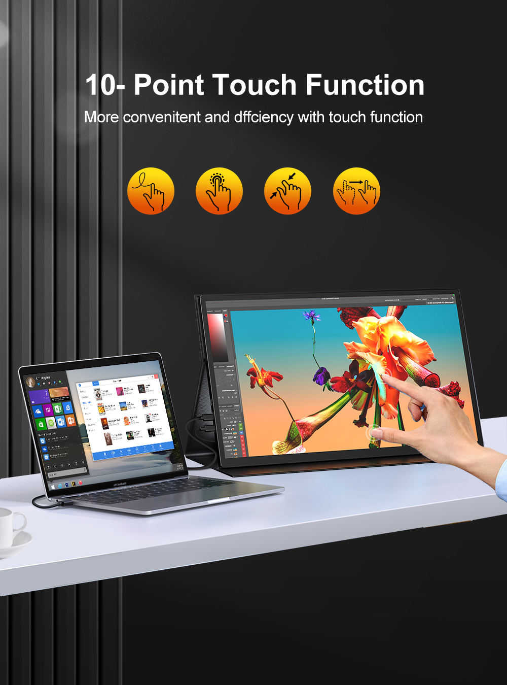 UPERFECT FHD UGame T7 Touchscr - Pc Gaming Y Monitor ulasan dan harga