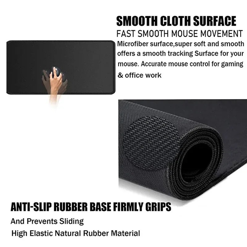 White Large Mouse Pad Carpet S - Pc Gaming White ulasan dan harga