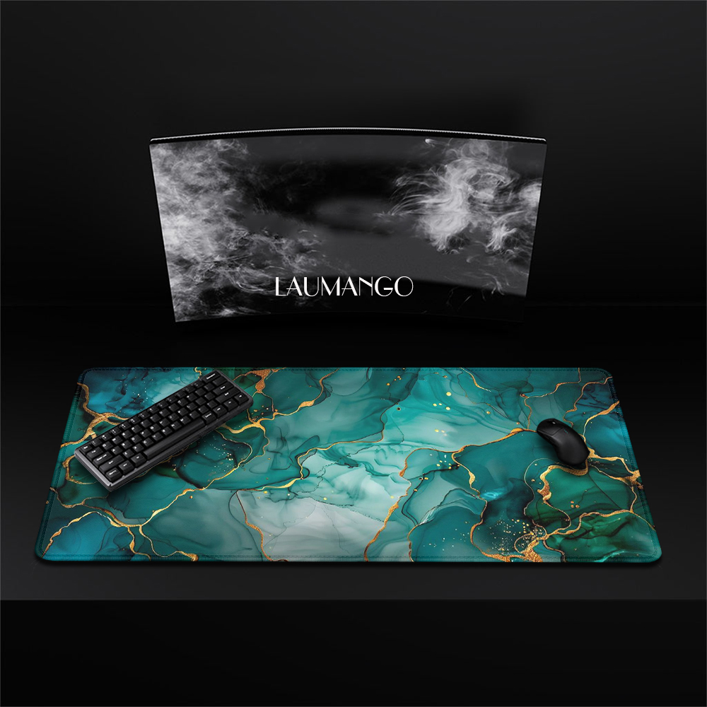 Gaming Mouse Mat Dark Green Ma - Pc Gaming Liquid ulasan dan harga