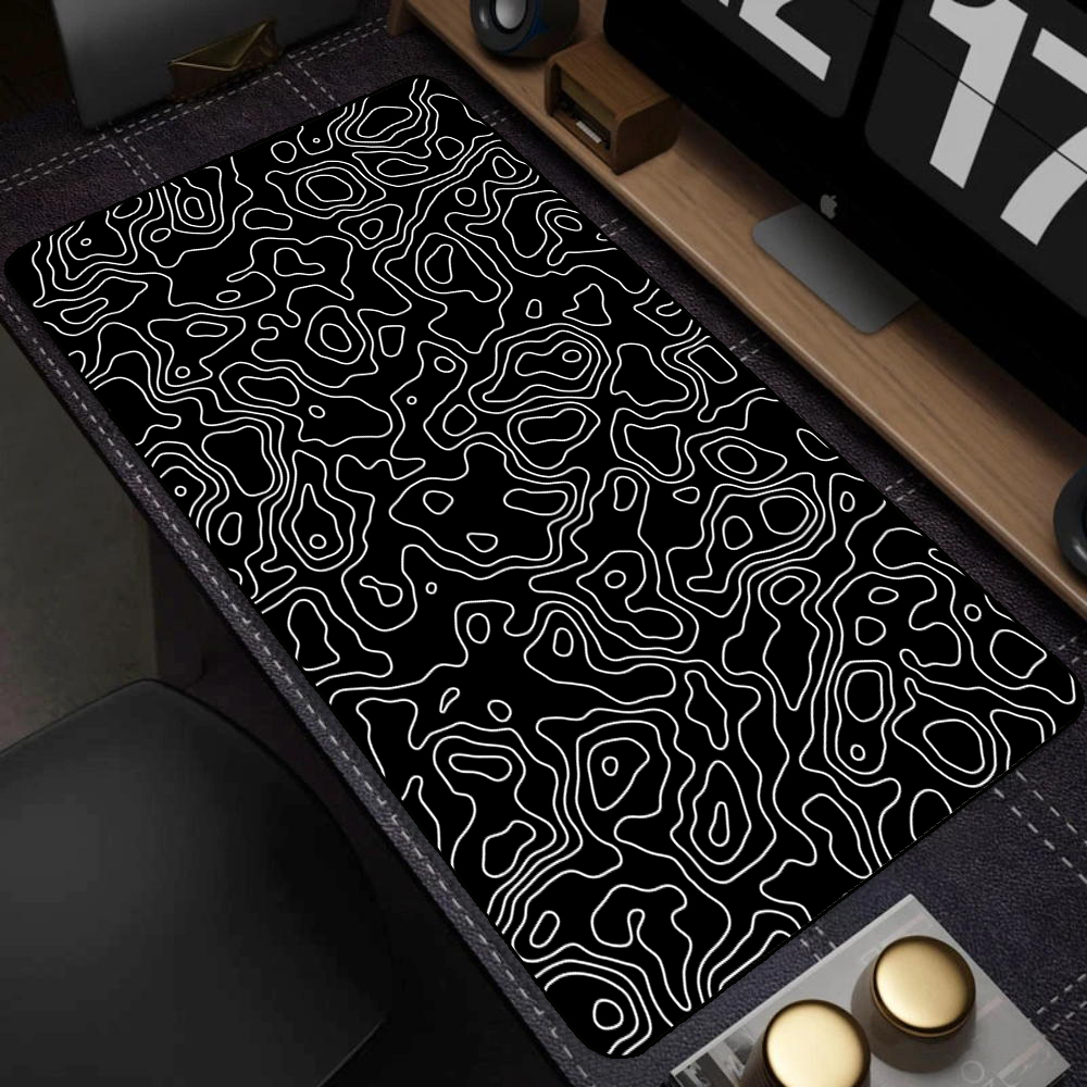 Large Black and White Art Mous - Pc Gaming Liquid ulasan dan harga