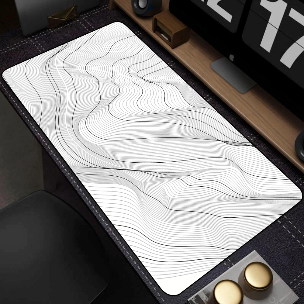 Large Black and White Art Mous - Pc Gaming Liquid ulasan dan harga
