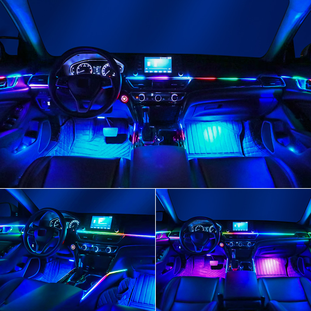 Universal Led Car Ambient Ligh - Rgb Light Strip ulasan dan harga