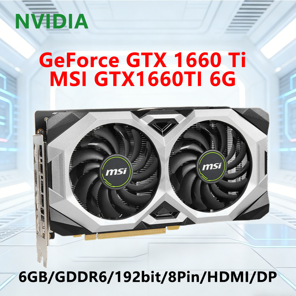 MSI NVIDIA GTX 1660 Ti 6GB GDD - Pc Gaming Gtx 1660 ulasan dan harga